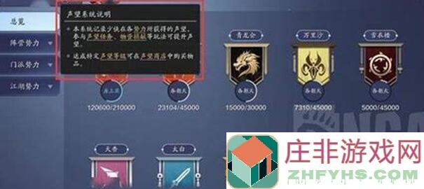 天涯明月刀声望系统深度解析：快速升级技巧大揭秘！